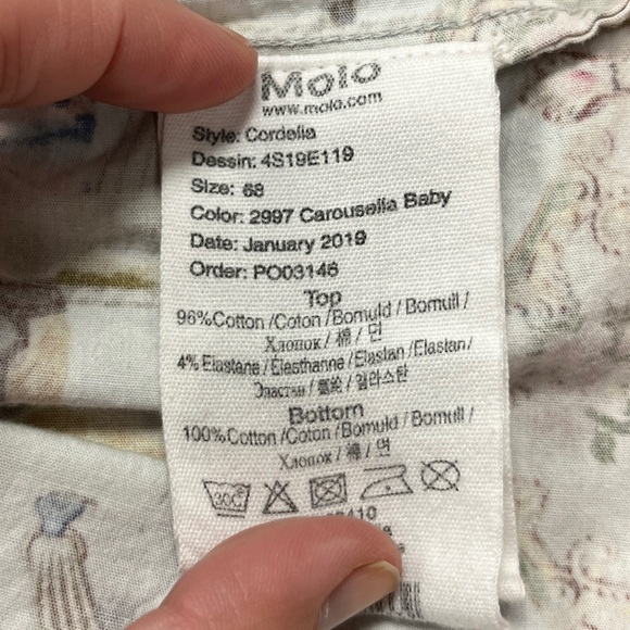 Molo Cordelia Carousel Dress Sz 3-6 Month organic cotton - Picture 12 of 16
